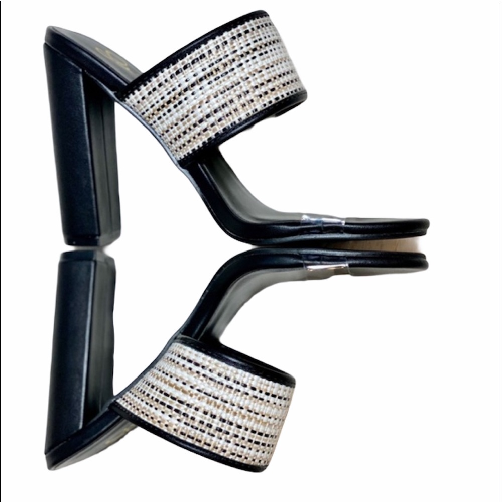 So Me Slip On Block Heel Sandals Size 7